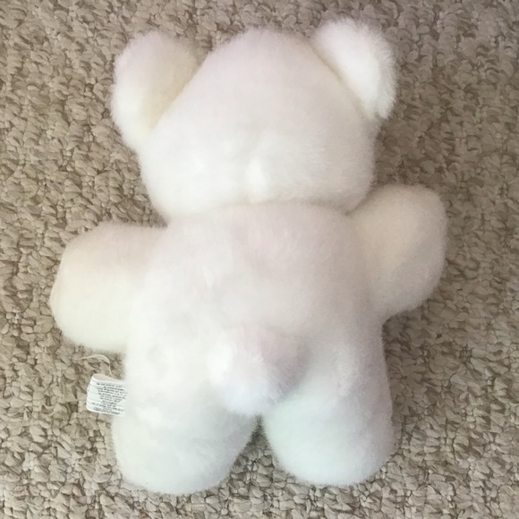 Vintage Ganz White “Honey Bear” 1996 - Picture 2 of 3